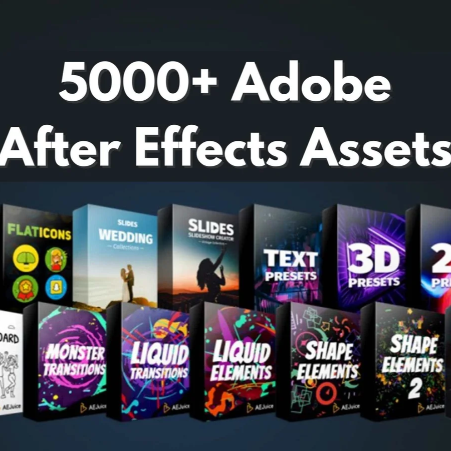 5,000+ Adobe After Effects Assets