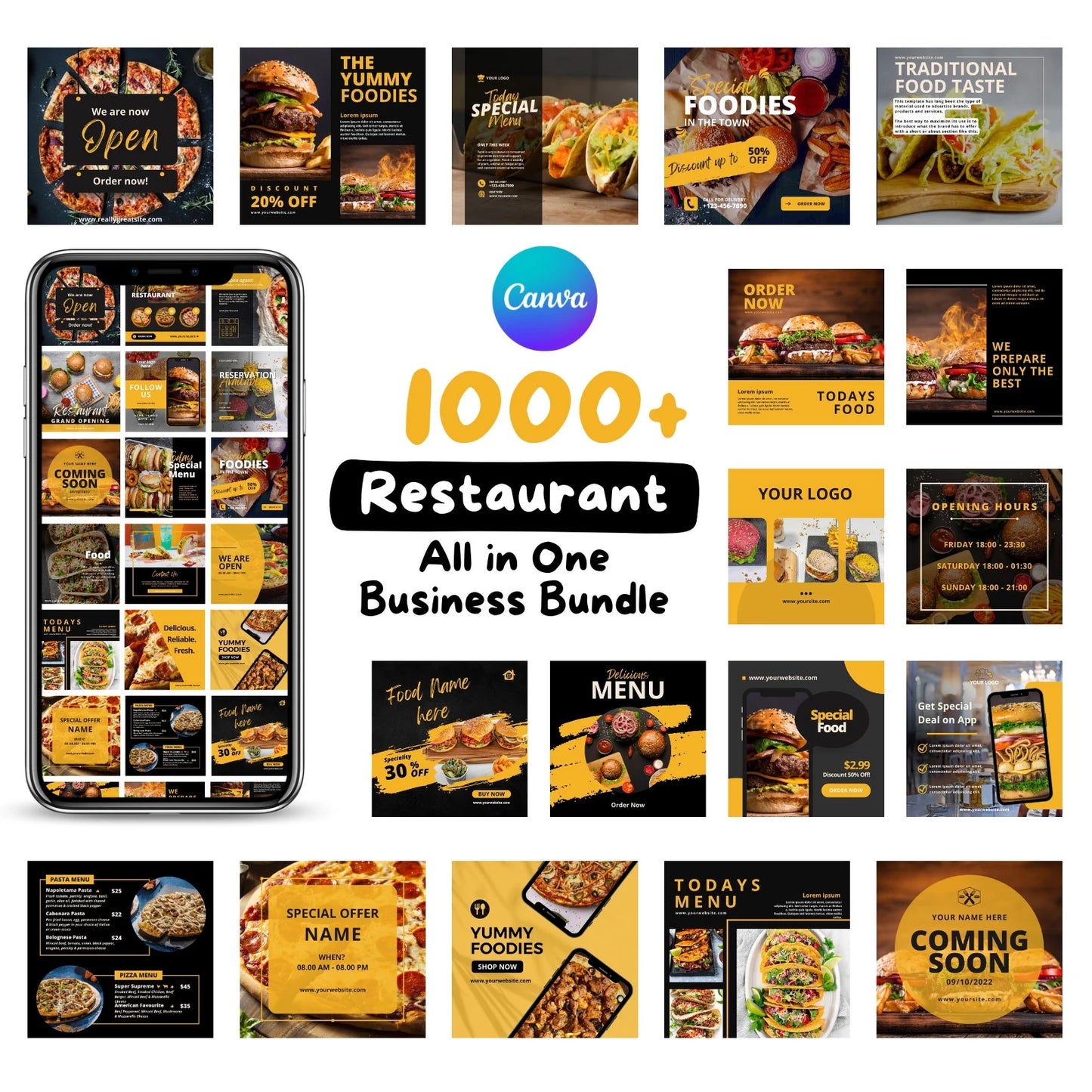 Canva - Restaurant Template Collection