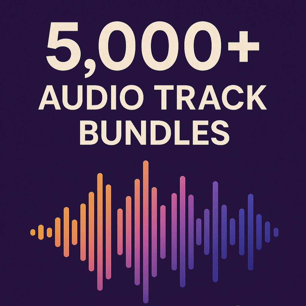 5,000+ Audio Track Bundles