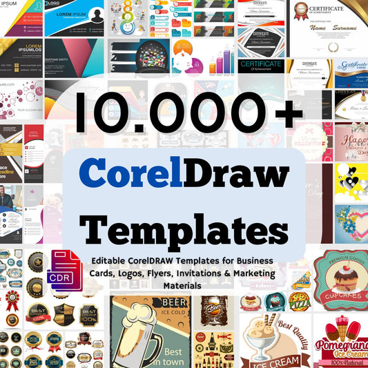 10,000+ CorelDraw Template Bundles